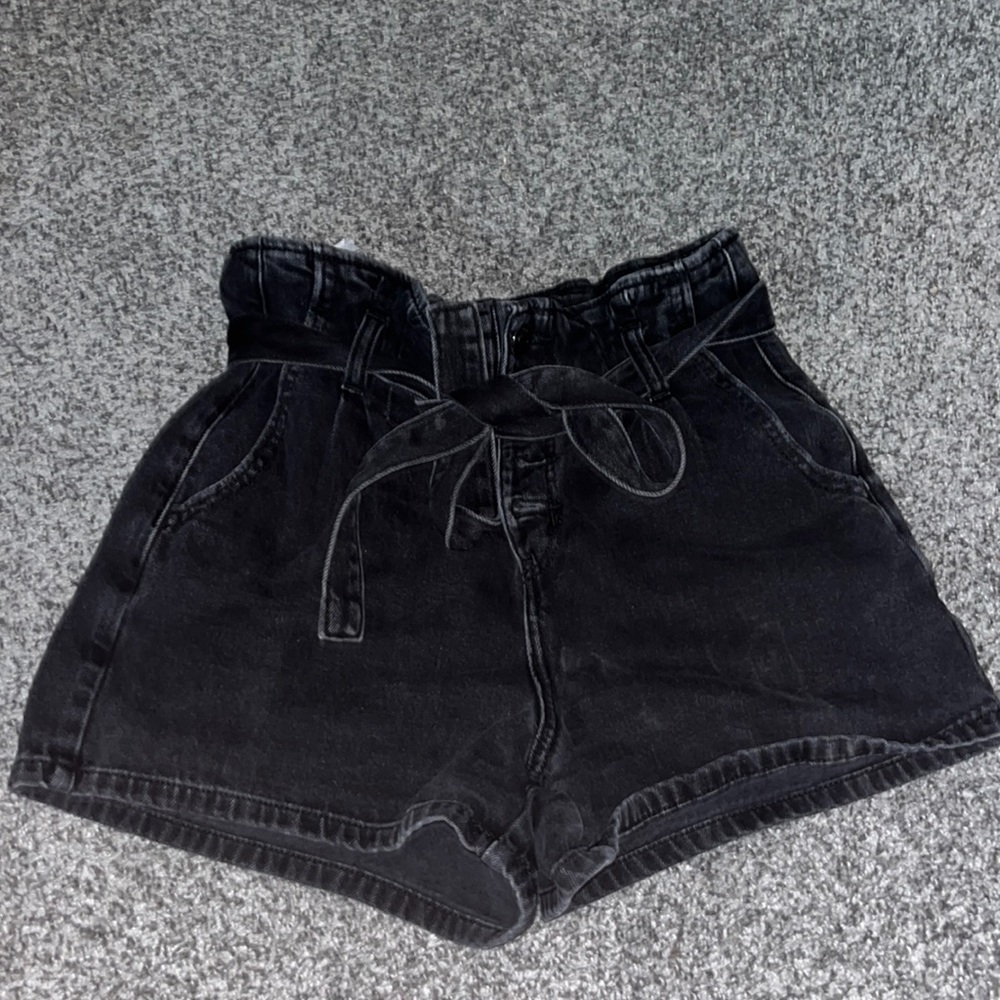 black american eagle shorts